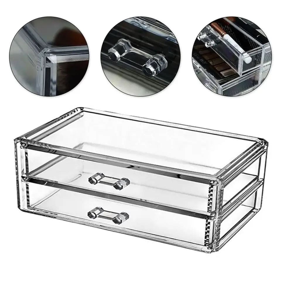 Acrylic Makeup Showcase Box, Drawer Transparent Makeup Storage Box, Clear Cosmetic Organizer, Vanity Storage Display Box, Countertop Storage Box, Transparent Plastic Box Lipstick Jewelry Display Box Acrylic Makeup Showcase Box, Drawer Transparent Makeup Storage Box, Clear Cosmetic Organizer, Vanity Storage Display Box, Countertop Storage Box, Transparent Plastic Box Lipstick Jewelry Display Box